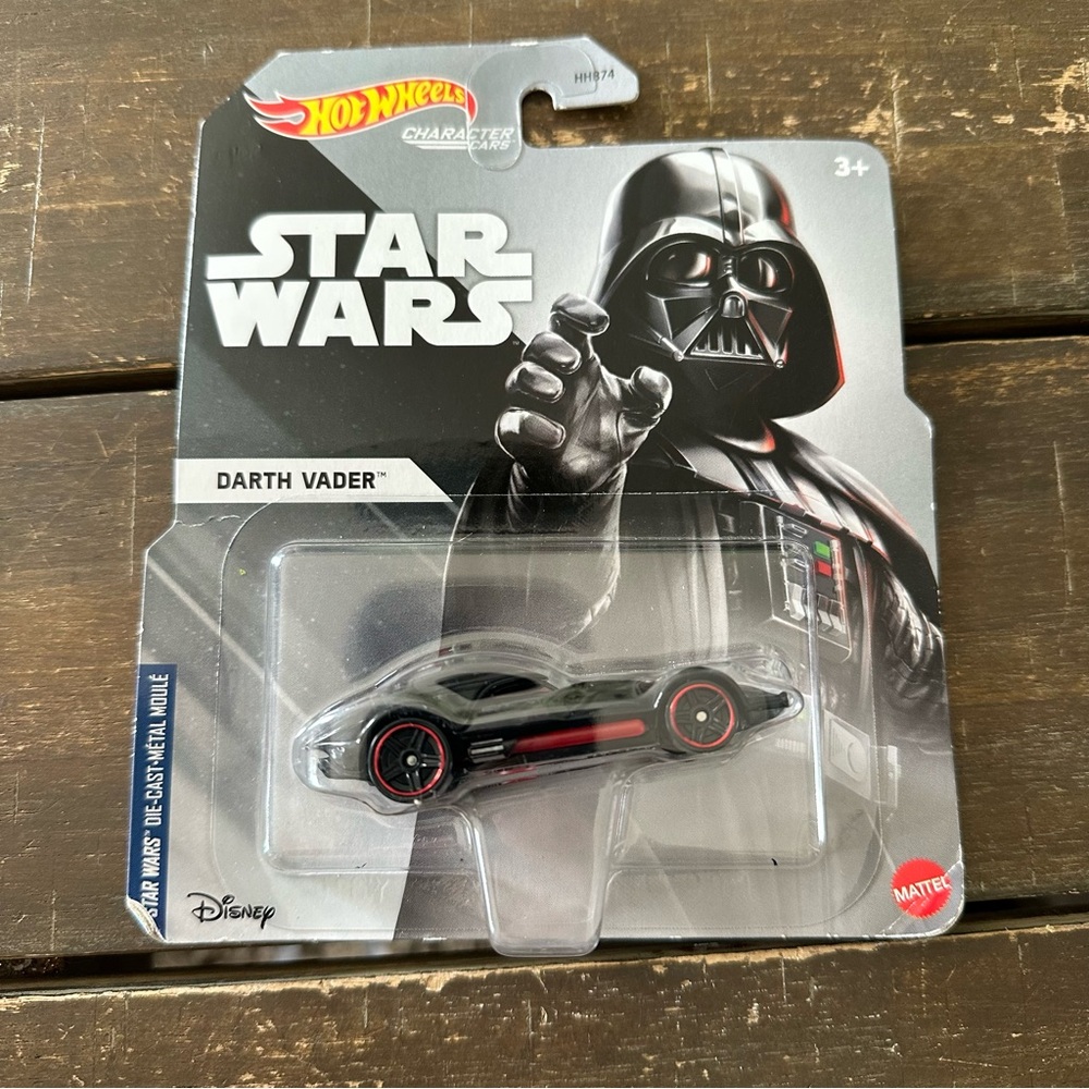 Star Wars Hot Wheels (2023) Character Cars Darth Vader Disney Figurine Toy